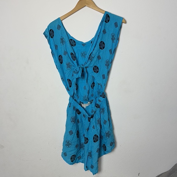 Aloha Royale Teal Beach Cover Up- One Size - Picture 1 of 3